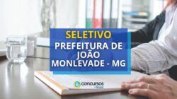 Prefeitura de João Monlevade – MG abre mais um processo seletivo